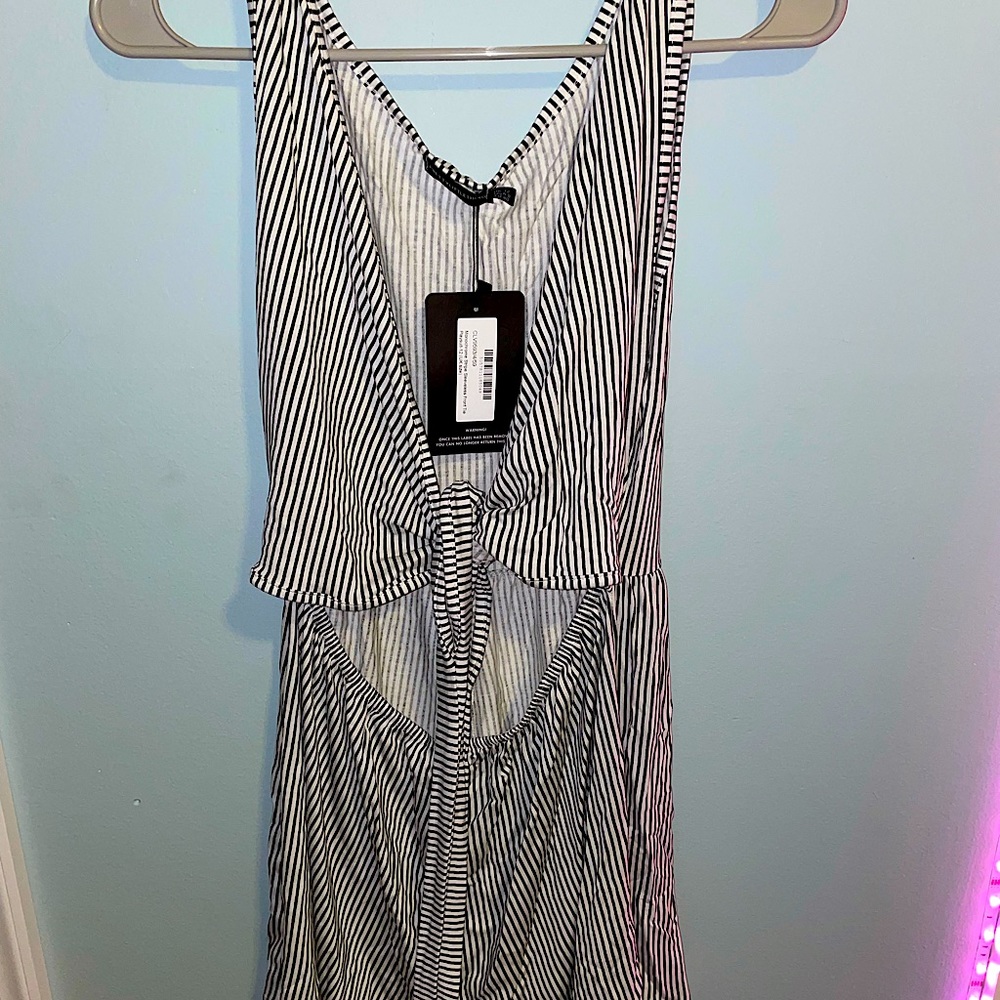 Prettylittlething Striped Romper
